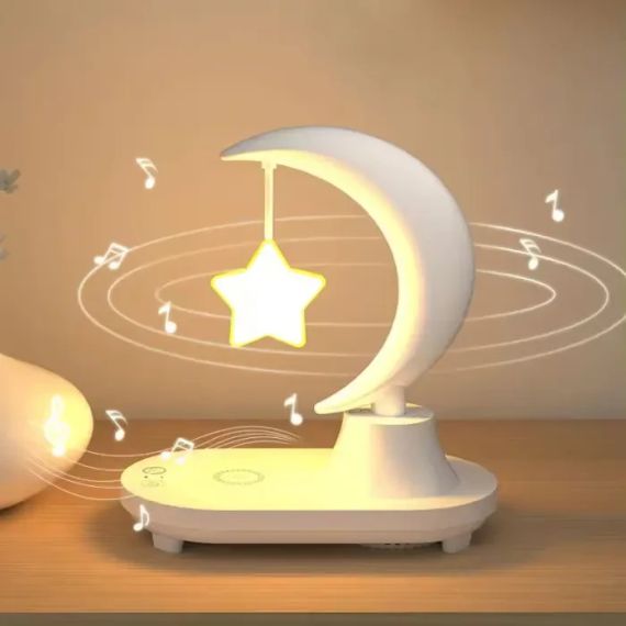Бездротова зарядка для телефону/нічник-лампа зірка TB-35SLIWBT