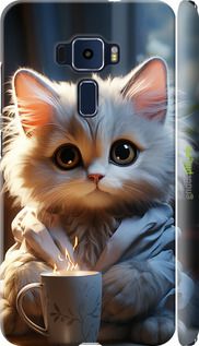 Чохол на Asus Zenfone 3 ZE520KL Білий кіт "5646m-449-2448"