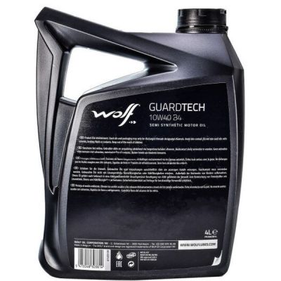 Моторное масло Wolf Guardtech 10W-40 4л (8303814) | Зображення 1