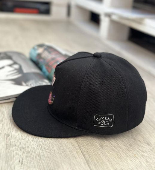 Кепка снепбек (Snapback)  Пончик Чорний 56-61р (9051) | Зображення 1
