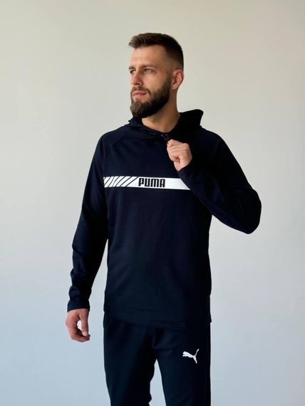 Костюм з худі Puma темно-синій | Зображення 4