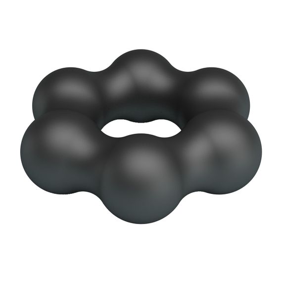 Ерекційне кільце Crazy Bull Super Soft Silicone Clauzell, чорне Sex Aura | Зображення 4
