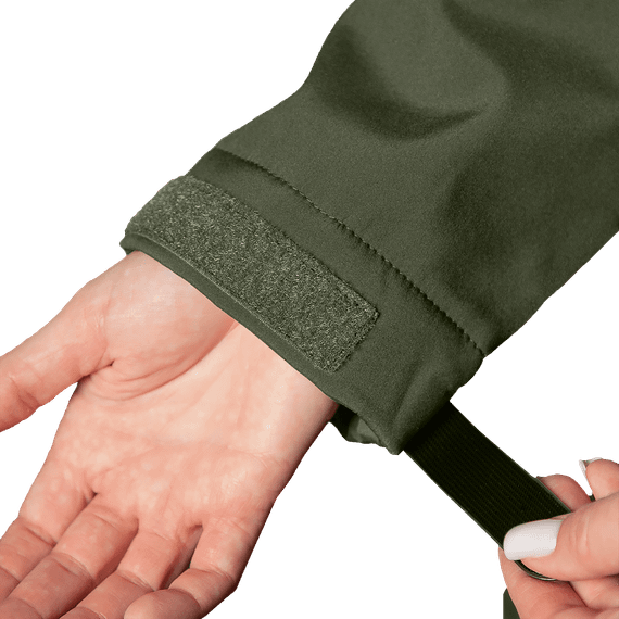 Жіноча куртка Stalker SoftShell Олива (7441), M | Зображення 3