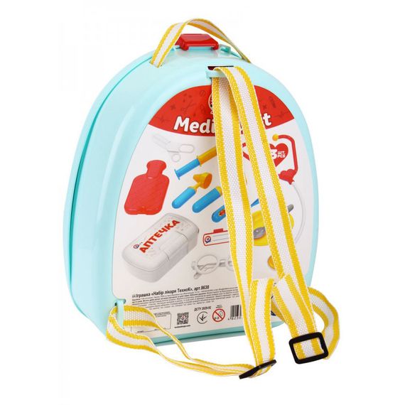 Іграшка "Набір лікаря в рюкзаку" ТехноК 8638, 13 Предметів | Зображення 1