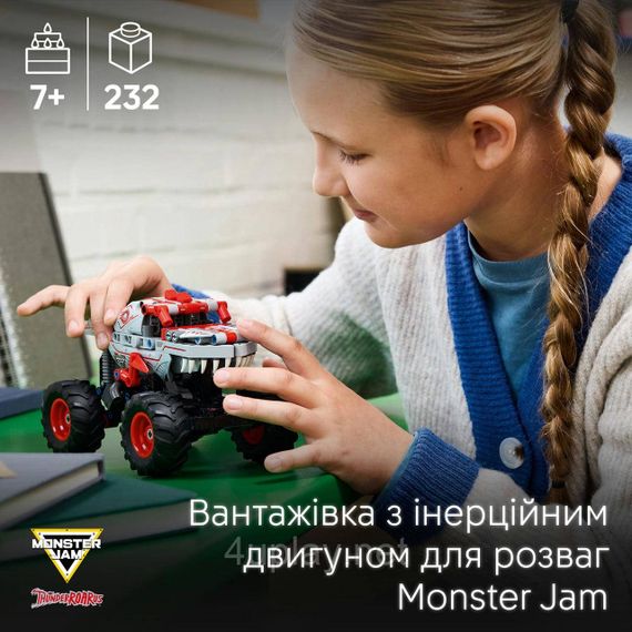 Конструктор LEGO Technic Monster Jam ThunderROARus с инерционным двигателем Динозавр монстр-трак | Зображення 4