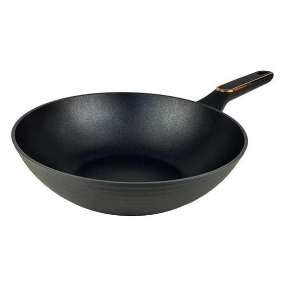 Сковорода Magio MG-1168 з кришкою 28 см кована антипригарна, сковорода якісна на плиту | Зображення 2