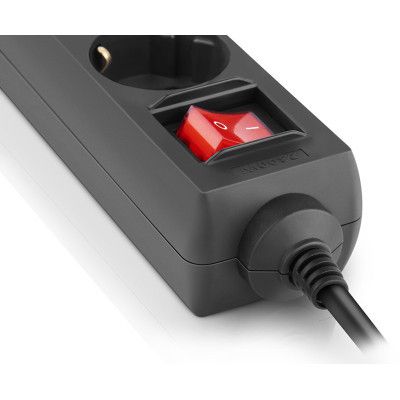 Сетевой фильтр питания REAL-EL RS-Protect M 3m, black (EL122300028) | Зображення 1