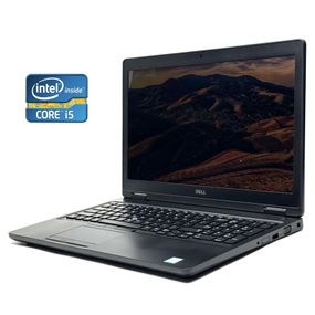 Ноутбук Б-класс Dell Latitude 5580 / 15.6" (1920x1080) IPS Touch / Intel Core i5-6300U (2 (4) ядра по 2.4 - 3.0 GHz) / 8 GB DDR4 / 160 GB SSD / Intel HD Graphics 520 / WebCam / Win 10 Pro б/у