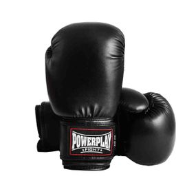 Боксерські рукавиці PowerPlay 3004 Classic Чорні 12 унцій