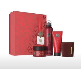Подарочный набор RITUALS... The Ritual of Ayurveda 4 bestsellers M (scrub, foaming gel, cream, candle)