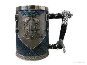 Кружка Чашка Бокал Игра Престолов King in the North Targaryen 3D Король Севера