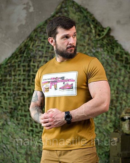 Тактична потокоотводна футболка Tactical team coyot ПП7532 | Зображення 1