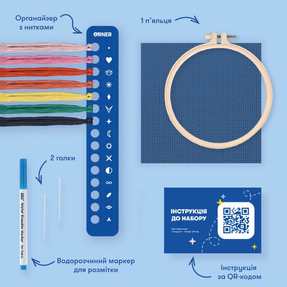 Набір для вишивання «Кіт серед квітів» | Зображення 2