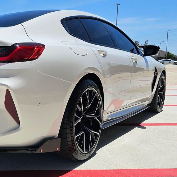 Накладки на пороги V1 (для G16 M-Sport/F93 M8, Карбон) для BMW 8 cерія G14/G15/G16 2018- гг | Зображення 2