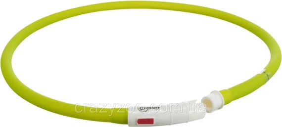 Ошейник для собак Trixie XS-XL светящийся зеленый 1х70 см TX-12648 | Зображення 1