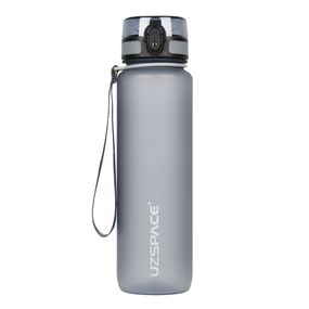 Бутылка для воды UZSPACE 3038(Grey) 1000 мл, серая