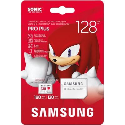 Карта памяти Samsung 128GB microSDXC class 10 UHS-I U3 V30 Pro Plus Sonic (MB-MD128SA/LC1) | Зображення 6