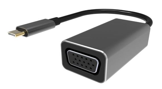 Адаптер-перехідник USB-C на VGA, Viewcon TE388 | Зображення 1