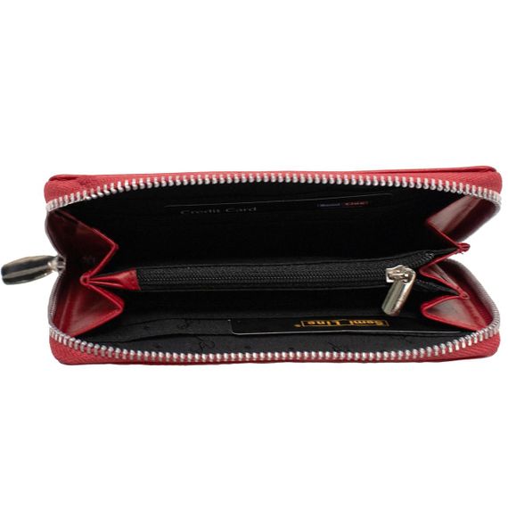 Гаманець жіночий шкіряний Semi Line RFID Red (P8271-2) | Зображення 1
