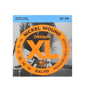 Струни D'Addario струни для електрогітари електрогітарі Daddario Nickel Wound 10-46