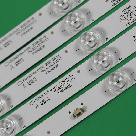 LED підсвітка TV 43" LED43D10A-01(A) 30343010213 Doffler: 43DF49-T2 JVC: LT-43M650 LED43D10A-ZC14FG-07 5шт. 855 | Зображення 2