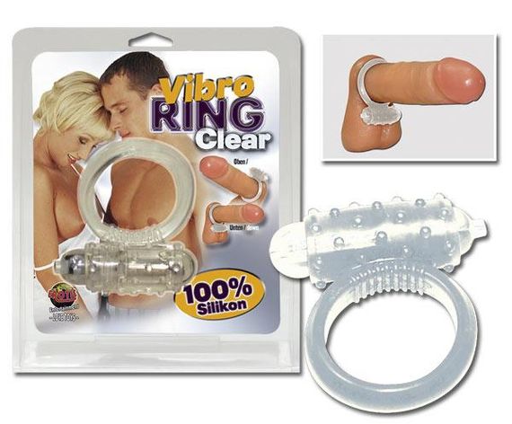 Віброкільце на пеніс прозоре Sex Aura | Зображення 4