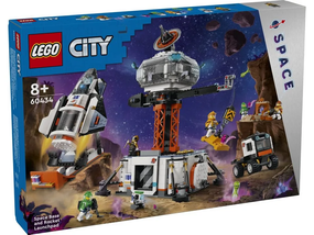Конструктор LEGO City Космічна база й стартовий майданчик для ракети (60434)