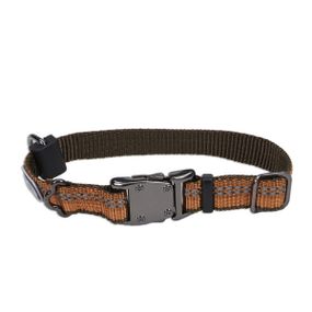 Ошейник светоотражающий для собак Coastal K9 Explorer Collar, 20-30 см, коричневый