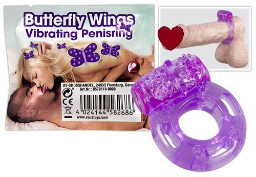 Виброкольцо Крыльца Бабочки sexstyle