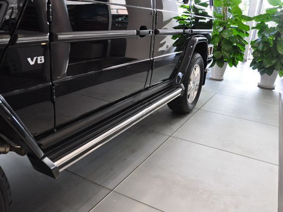 Бокові пороги ОЕМ (2 шт., алюміній) для Mercedes G сlass W463 1990-2018рр | Зображення 3