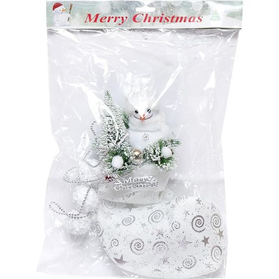 Новогоднее украшение "Сапог с украшением" 23K-121, 23 x 38 см | Зображення 1