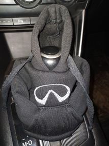 Чохол кофта Худі аксесуар на КПП  Car Hoodie INFINITI інфініті чорний подарунок автомобілісту 10070