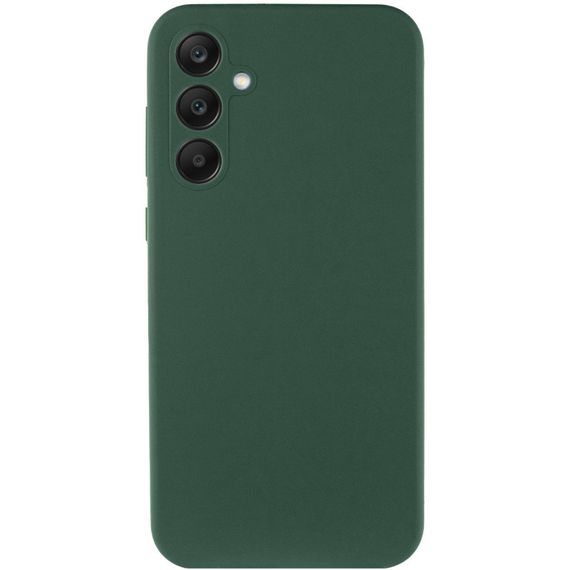 Чехол Silicone Cover Lakshmi Full Camera (AAA) для Samsung Galaxy S24 FE Зеленый / Cyprus Green | Зображення 1