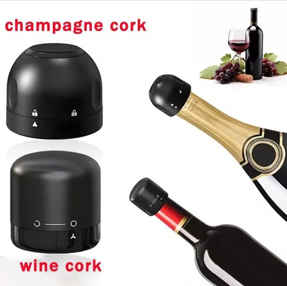 WineStopper багаторазова вакуумна пробка для шампанського | Зображення 5