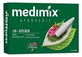 Аюрведическое мыло Медимикс 18 трав,Soap Medimix 18 herbs, Индия, 75г