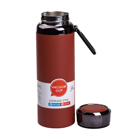 Термос с индикатором температуры и широким горлом 1л красный HP-14-29R | Зображення 4