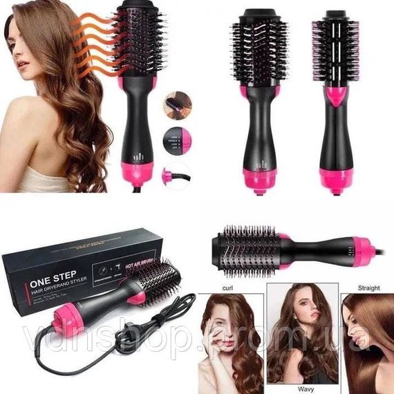 Стайлер для об'єму волосся One, Багатофункціональний стайлер для волосся, Фен-стайлер з насадками GK-60 | Зображення 1