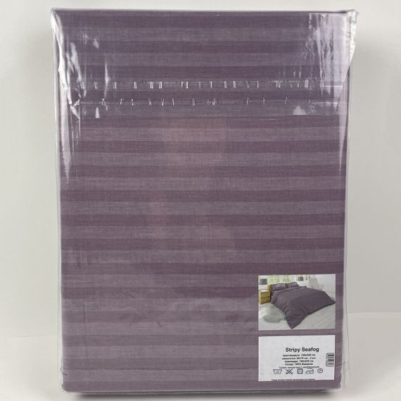 Комплект постельного белья SoundSleep Stripy Seafog бязь полуторный 160х220 см (93949606) | Зображення 2