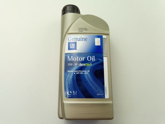 Олива моторна 5W-30 синтетична GM Dexos 1 Gen2 1 л (95599919)