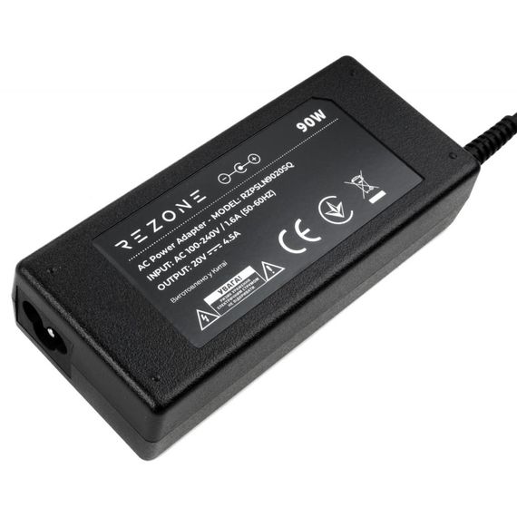 Блок живлення до ноутбуку Rezone Lenovo 90W 20V 4.5A square (RZPSLN9020SQ) | Зображення 2