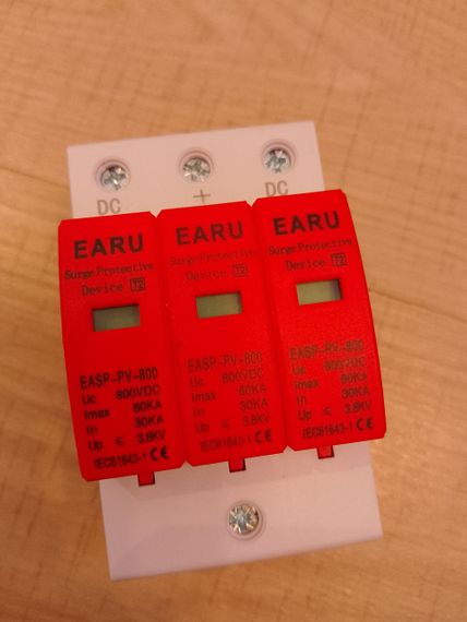Узип DC-блискавка захисту Earu для вітряної станції 40ka 500V | Зображення 3