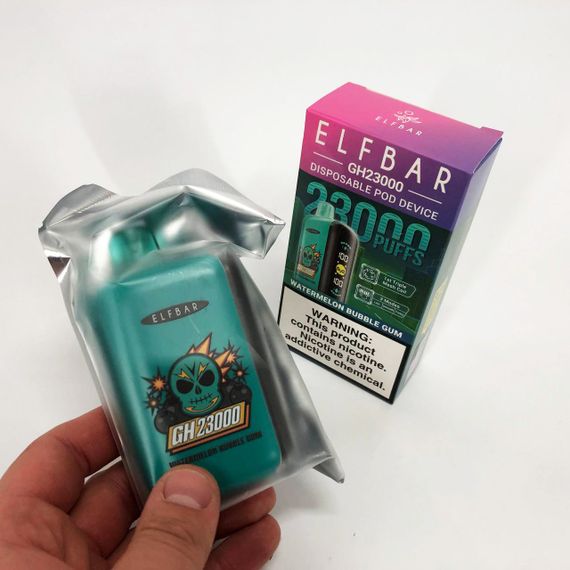 ELF BAR GH 23000 5%. Кавунова жувальна гумка (Watermelon Bubble Gum) | Зображення 6