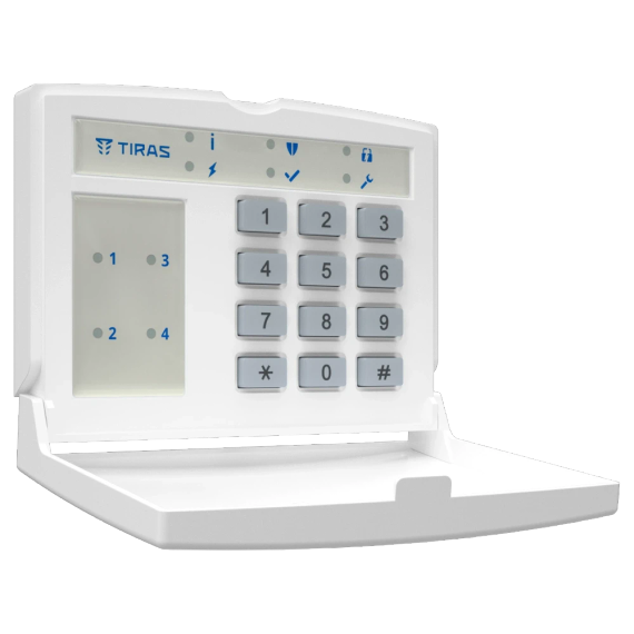 Tiras K-LED4 Клавіатура Тірас - Управління охороною | Зображення 2