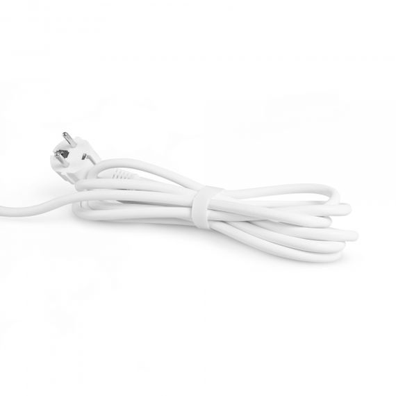 Мережевий подовжувач VIDEX ONCORD з/з 3п 3м (3x1.5мм) 2.4А 2USB+USB-C з кнопкою White | Зображення 8