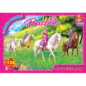 Пазлы Barbie BA005 G-Toys 117 эл. (4824687632110)