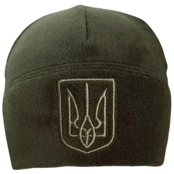 Шапка тактична флісова ЗСУ Ranger Герб RA89531 58-61 р олива