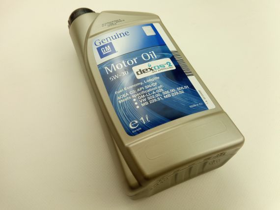 Олива моторна 5W-30 синтетична GM Dexos2 1 л (1942000) | Зображення 2