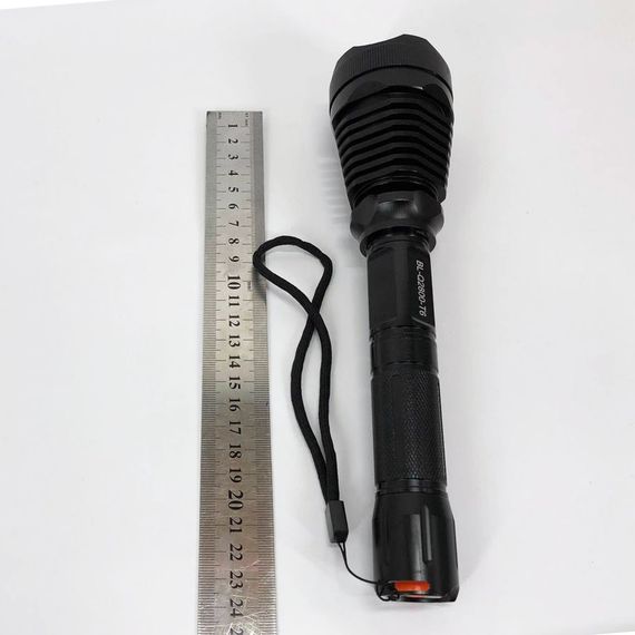 Фонарь тактический Police Q2800-T6 18650 х 2, заряжается от сети 220В и авто ЗУ 12В, выносная кнопка | Зображення 8