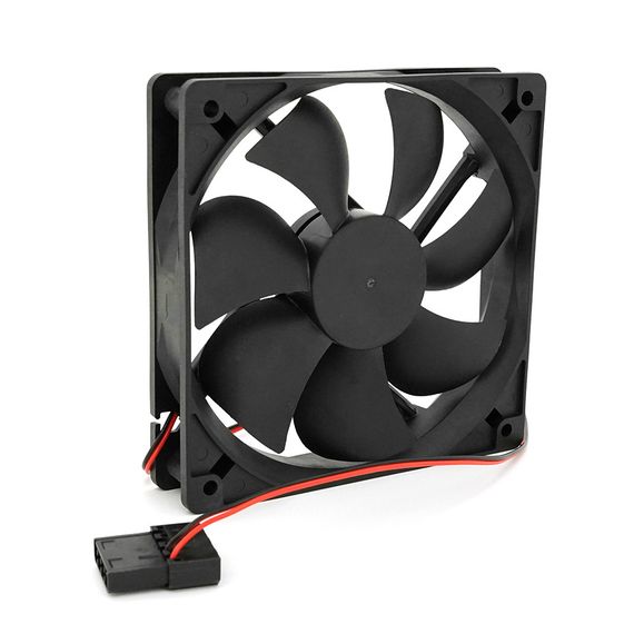 Кулер для охлаждения серверных БП SUNON EEC0251B1-000U-G99, 120x120x25mm, RPM 2600±10%, 12V/0.3A, 2-pin MOLEX, Black | Зображення 2
