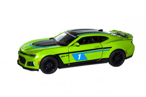 Дитяча модель машинки Chevrolet Camaro ZL1 2017 Kinsmart KT5399FW інерційна, 1:38  Green